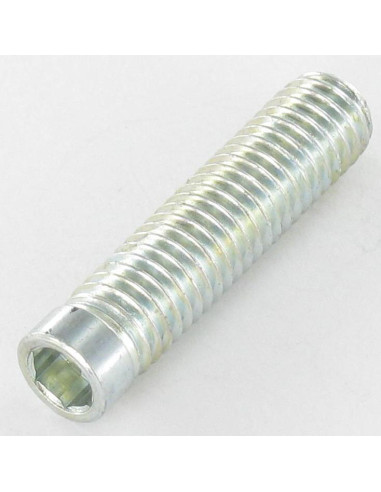 1 x Metalen schroeven Wit verzinkt staal zonder...