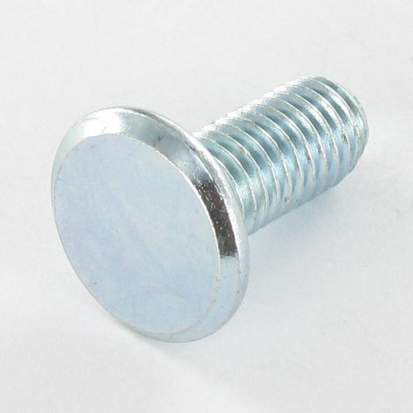 1 x Metalen schroeven plat 8X19 DK16.5 CB 1.5 Wit verzinkt staal