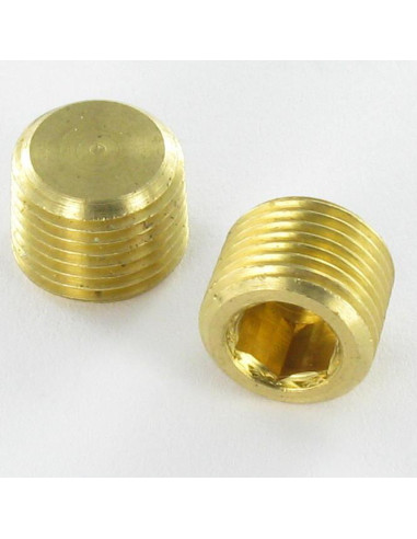 1 x 1/8 GAS lengte 8 6-zijdig Sleutel 5 Messing...