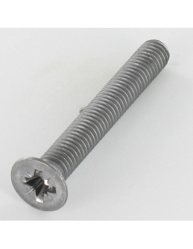1 x Metalen schroeven gefreesde kop Pozi PZ8...