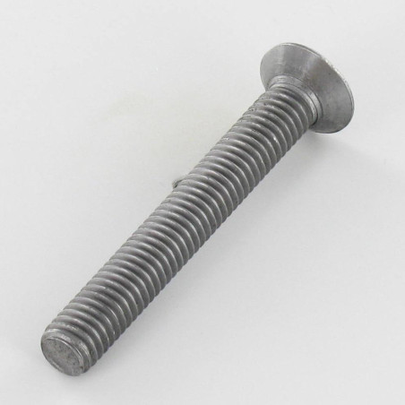 1 x Metalen schroeven gefreesde kop Pozi PZ8 M6X45 Ruw staal