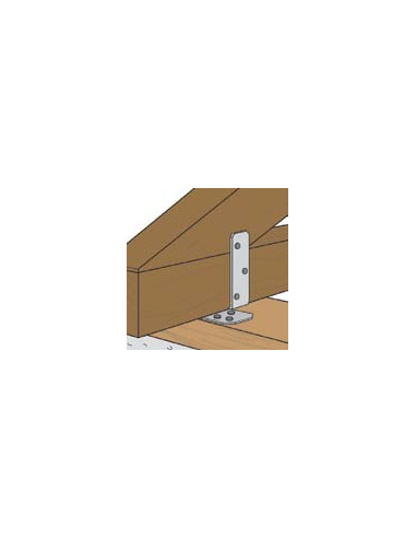 1 x Gebogen spantvoet 38 sendzimir