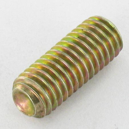 1 x Metalen schroeven zonder kop zeshoekig hol sleutel van 3 M6X20 schaaluiteinde Bichromaat