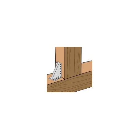 1 x Balkdrager zonder flens sendzimir 130x130x7