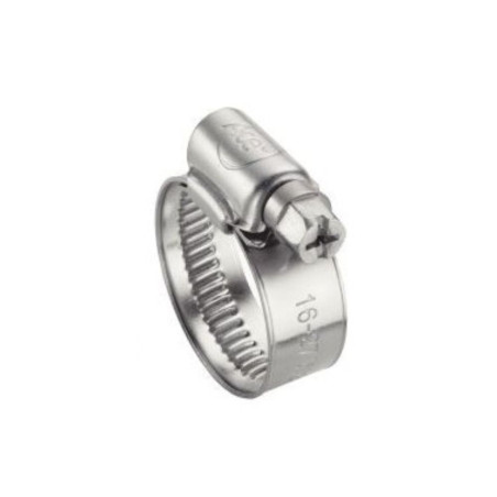 1 x Slangklem niet-geperforeerde band van 12 mm diameter 130 to 150 Verzinkt staal W1