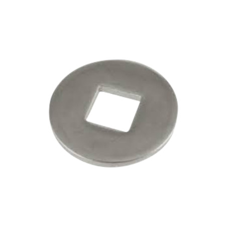 1 x Sluitring voor constructiehout binnenshuis vierkant 14X44X4 Ruw staal