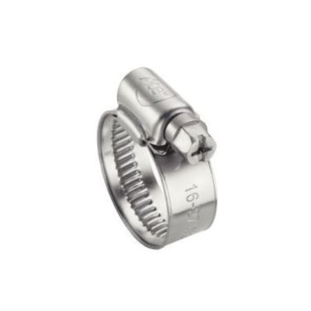 1 x Slangklem niet-geperforeerde band van 12 mm diameter 110 to 130 Verzinkt staal W1