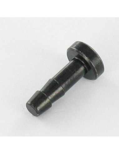 1 x Tepel 8X16.3 Zwart gegalvaniseerd staal