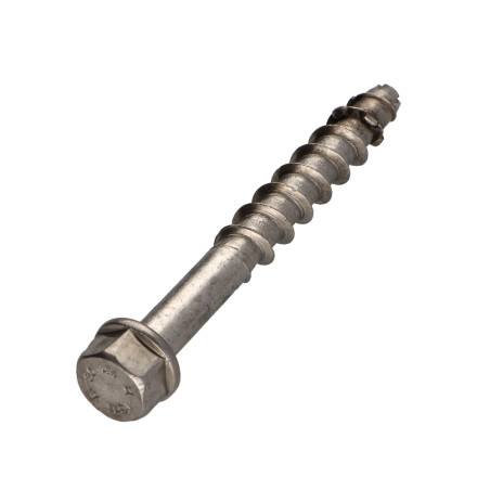 1 x Betonschroeven zeskantkop TH S13 A4 RVS 7,5X60 bedraad op 5