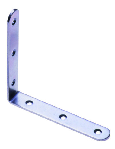 1 x Bevestigingshoek lang 90 120x20x3 Wit...