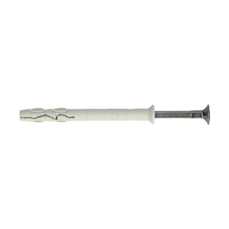 1 x Plug gefreesde kop met nagel RVS 6X60
