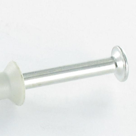 1 x Plug gefreesde kop met nagel RVS 6X60