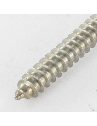 1 x Metaalplaatschroef gefreesde kop 4.8X45 RVS...