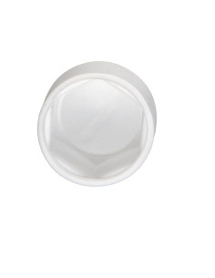 Dopmoer of schroefkop zeskantkop TH M8 Polietileno branco... 2