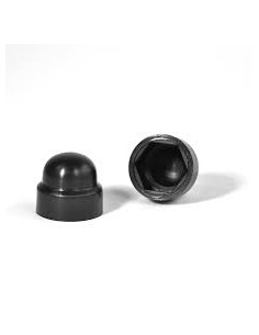 Dopmoer of schroefkop zeskantkop TH M12 zwart...