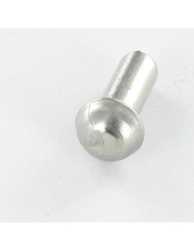 1 x Massieve klinknagel VOL ronde kop 3,5X20 RVS