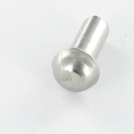 1 x Massieve klinknagel RVS ronde kop 4X10