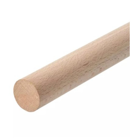 1 x Gladde houten deuvel diameter 5 lengte 1 meter