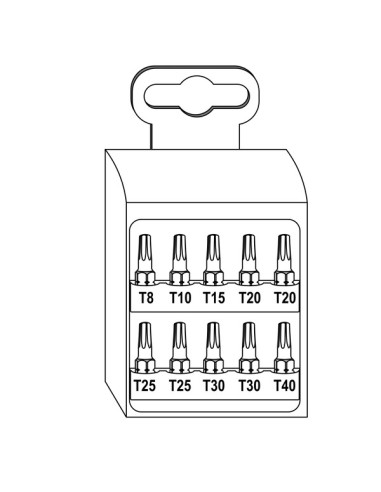 1 x Assortiment van 10 Bit TX + 1 deur Bit
