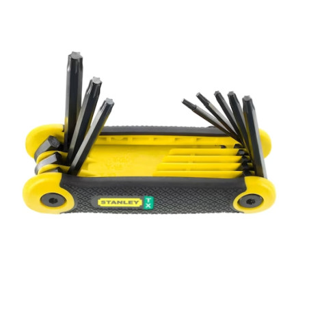 1 x Set van 8 SLEUTELS TX VOUWEN STANLEY