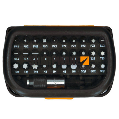 1 x Assortiment van 30 Bit phillips Pozi TX split H + 1 deur EM