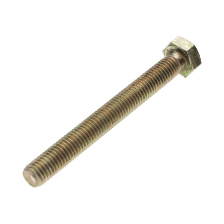 1 x Metalen schroeven zeskantkop TH M8X80 Klasse 6.8 Bichromaat