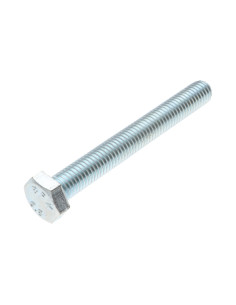 Metalen schroeven zeskantkop TH M8X75 Klasse 6.8 Wit...