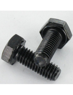 Metalen schroeven zeskantkop TH M6X30 Klasse 6.8 Zwart...