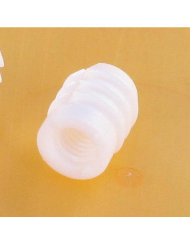1 x Moer to HIT natuurlijk nylon M4 8x8