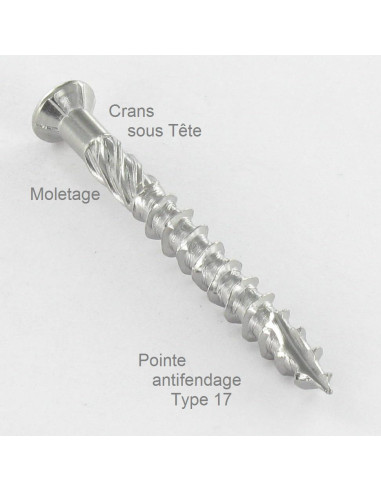 1 x Terrasschroeven TEKOR gefreesde bolkop TORX...