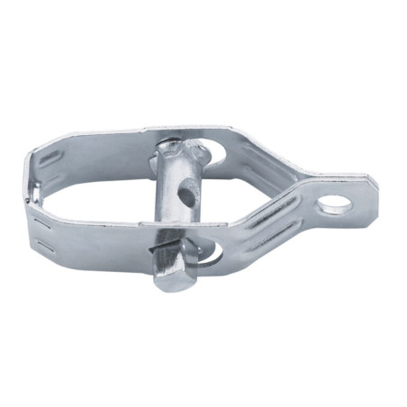 1 x Spanner voor hek Wit verzinkt staal 85x29,5x1,5