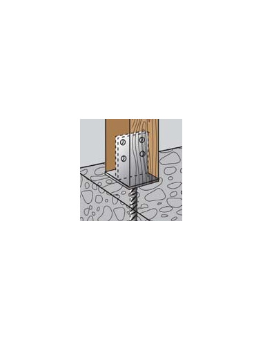 1 x Stolpebund vorm kop 70x110x8 hoge...