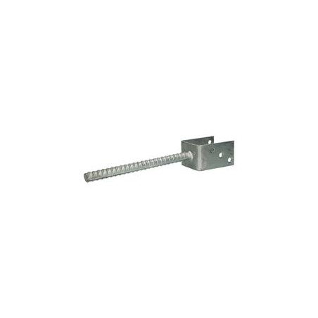 1 x Stolpebund vorm U 60x100x91 hoge corrosiebestendigheid Thermisch verzinkt staal