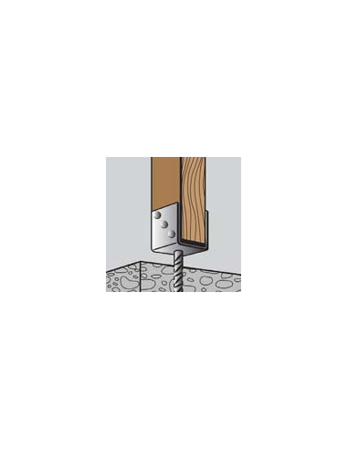 1 x Stolpebund vorm U 60x100x91 hoge...