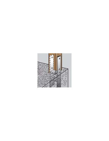 1 x Stolpebund vorm H 91X600X60X6 hoge...