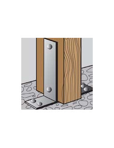 Stolpebund vorm U 91X50X200 hoge corrosiebestendigheid... 2