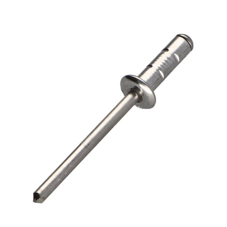 1 x Klinknagel Aluminium behuizing / Roestvrijstalen staaf platte kop 4.8X15 POLYGRIP multi-aanspanning