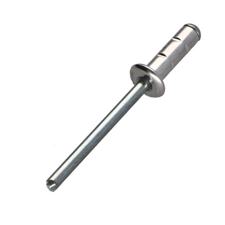 1 x Blindklinknagels Aluminium stang stål 4.8X17 kop PLA POLYGRIP multi-aanspanning