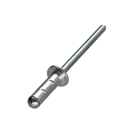 1 x Blindklinknagels Aluminium stang stål 4.8X25 kop PLA POLYGRIP multi-aanspanning