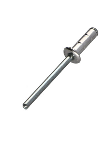 1 x Blindklinknagels Aluminium stang stål 4X17...