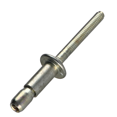 1 x Volledig stalen blindklinknagel MEGAGRIP 6.6X20.5 platte kop