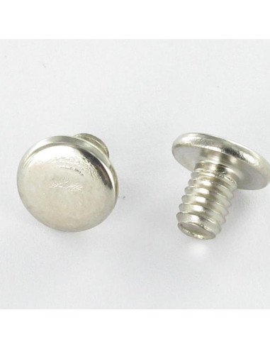 1 x LUIK Messing nikkel platte kop 4.6X6 TORX T9