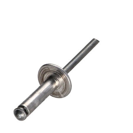 1 x Klinknagel GOSTAR Aluminium Staalstaaf brede kop 4.8X16 Zwart