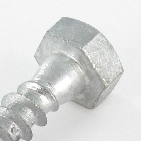 1 x Houtdraadbouten 16X100 hoge corrosiebestendigheid Thermisch verzinkt staal