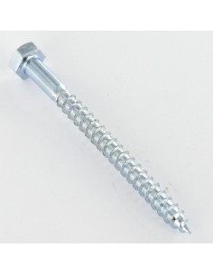 Houtdraadbouten 7X45 Wit verzinkt staal 2