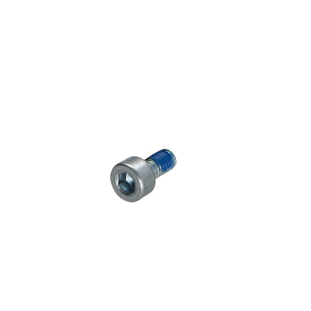 1 x Metalen schroeven CHC BTR M3X6 volledige draad Klasse 8.8 sleutel van 3 Wit verzinkt staal + Remdraad microschroeven