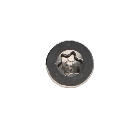 1 x TEKOR houtschroeven RVS A2 gefreesde kop kartel TORX T10 3X16 volledige draad anti-splijtpunt type 17 cut