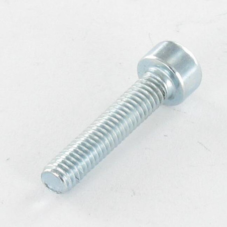 1 x Metalen schroeven CHC BTR M14X40 volledige draad Klasse 8.8 sleutel van 12 Wit verzinkt staal