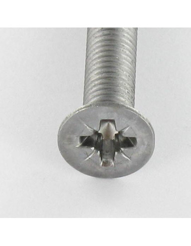 1 x Metalen schroeven gefreesde kop Pozi PZ7...