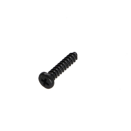 1 x Zelftappende schroef voor plastic cilindrische kop Phillips 0 2.3X6 Zwart gegalvaniseerd staal microschroeven